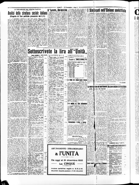 L'Unità : quotidiano degli operai e dei contadini